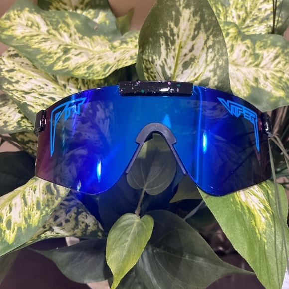 Outdoor Pit Viper sports glasses Blue and Purple Sunglasses - Picture 2 of 4